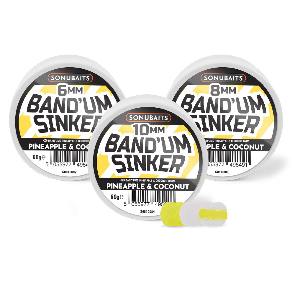 Sonu Baits Band’Um Sinkers Pineapple & Coconut Sonu Baits Band’Um Sinkers Pineapple & Coconut