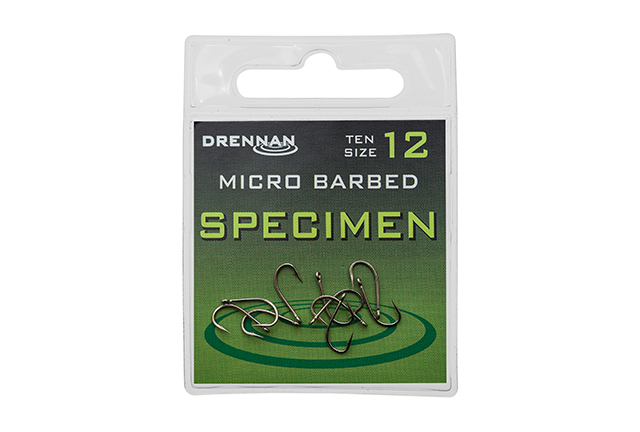 Drennan Specimen Eyed Barbed Hooks Drennan Specimen Eyed Barbed Hooks