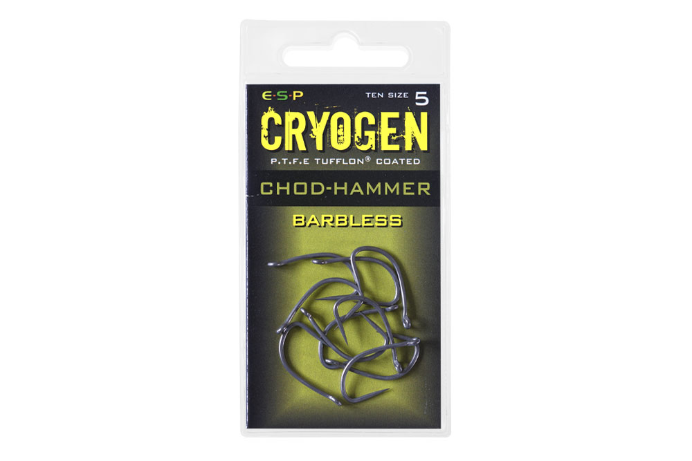 ESP Cryogen Chod Hammer Barbless Hooks ESP Cryogen Chod Hammer Barbless Hooks