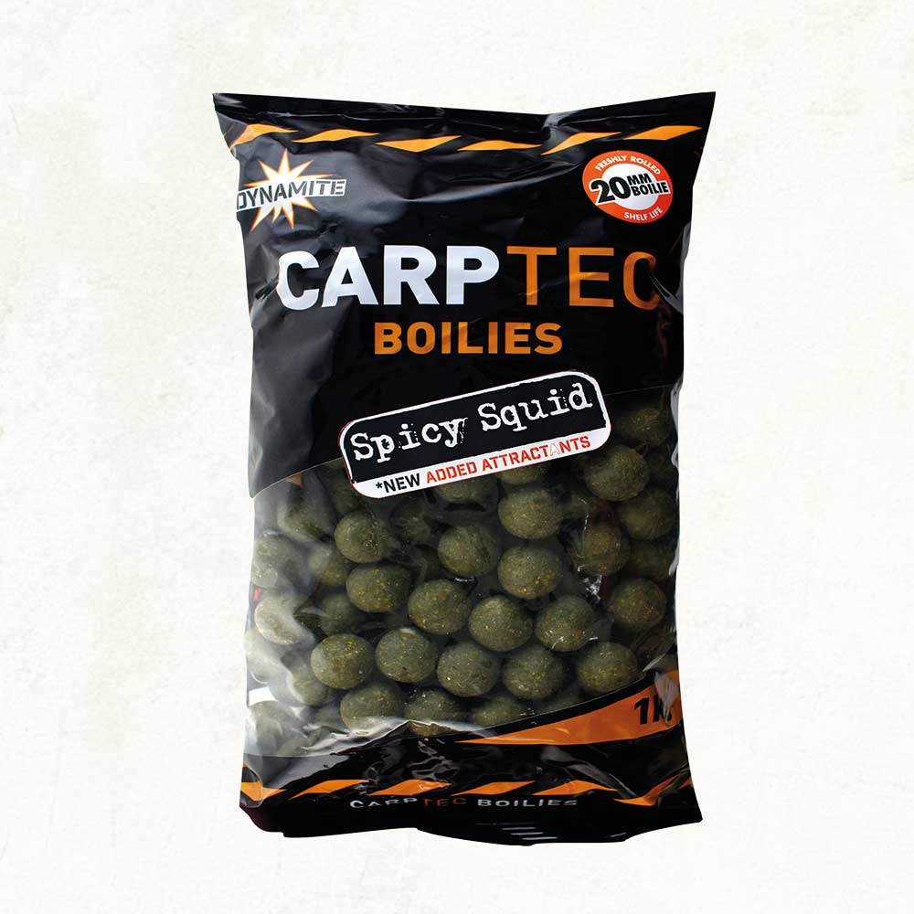 Dynamite Baits Carptec Spicy Squid 15mm Shelf Life Boilies Dynamite Baits Carptec Spicy Squid 15mm Shelf Life Boilies